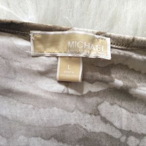 Michael Kors Tops - Michael Kors Neutral Animal Print Drape Neck Top Michael Kors Tops - Michael Kors Neutral Animal Print Drape Neck Top
